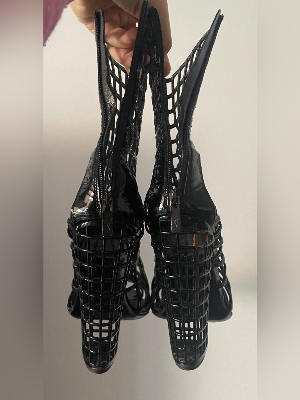 Vintage YSL Cage Boot, 39 - Picture 7 of 10